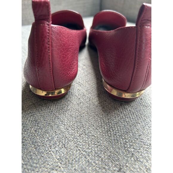 NICHOLAS KIRKWOOD Textured Leather Point-toe Flats - Picture 6 of 9